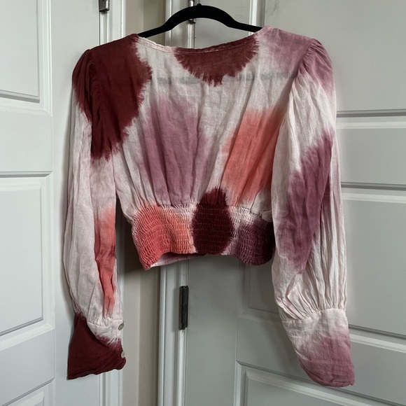 Jen's Pirate Booty Tie-Dye Boho Top Size - Picture 2 of 6